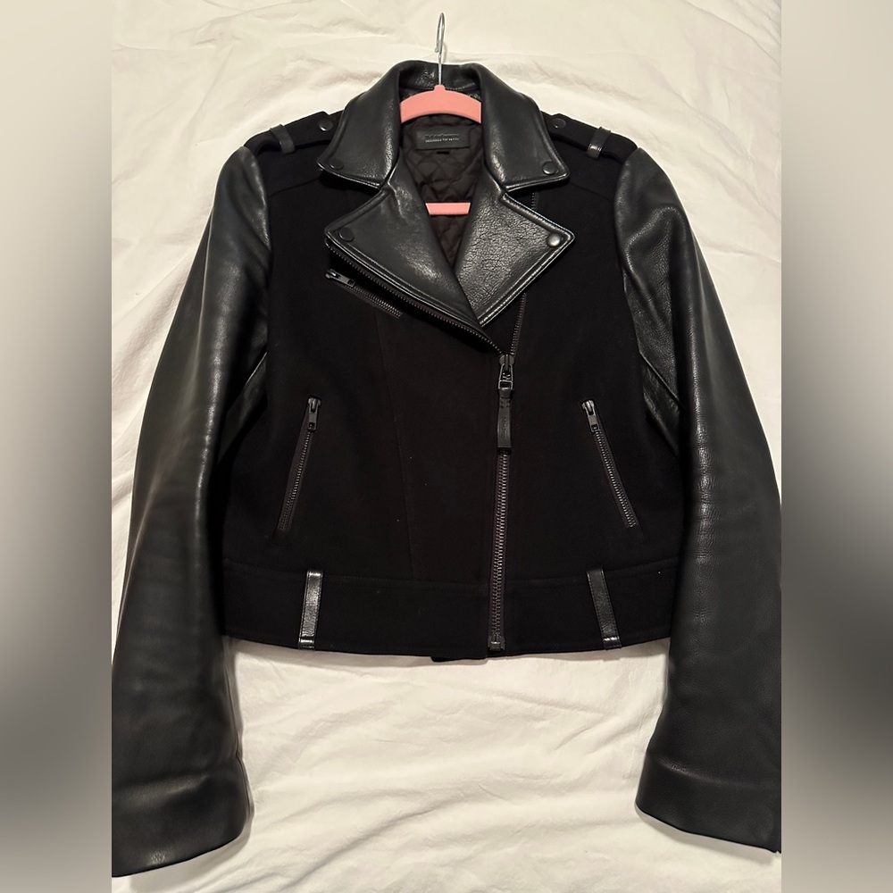 Mackage wool and leather jacket